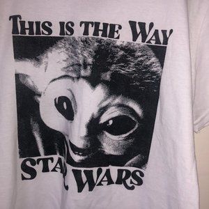 Star Wars Junior top white size XL
